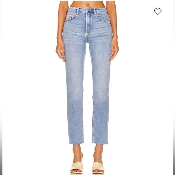 Re/Done 70’s Straight Jeans In Deep Azure - Picture 2 of 9